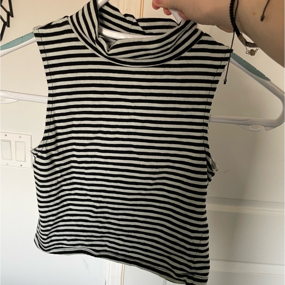 Striped crop top